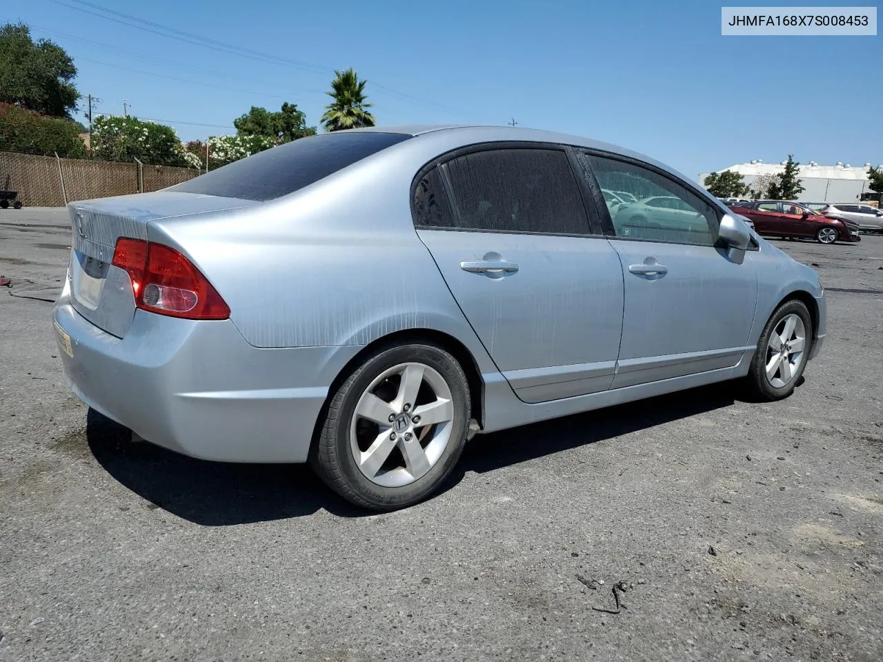 JHMFA168X7S008453 2007 Honda Civic Ex