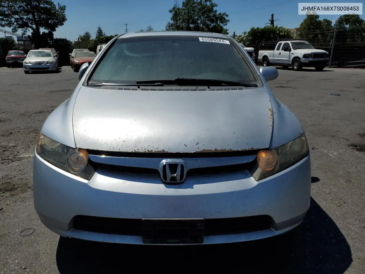 2007 Honda Civic Ex VIN: JHMFA168X7S008453 Lot: 65589544