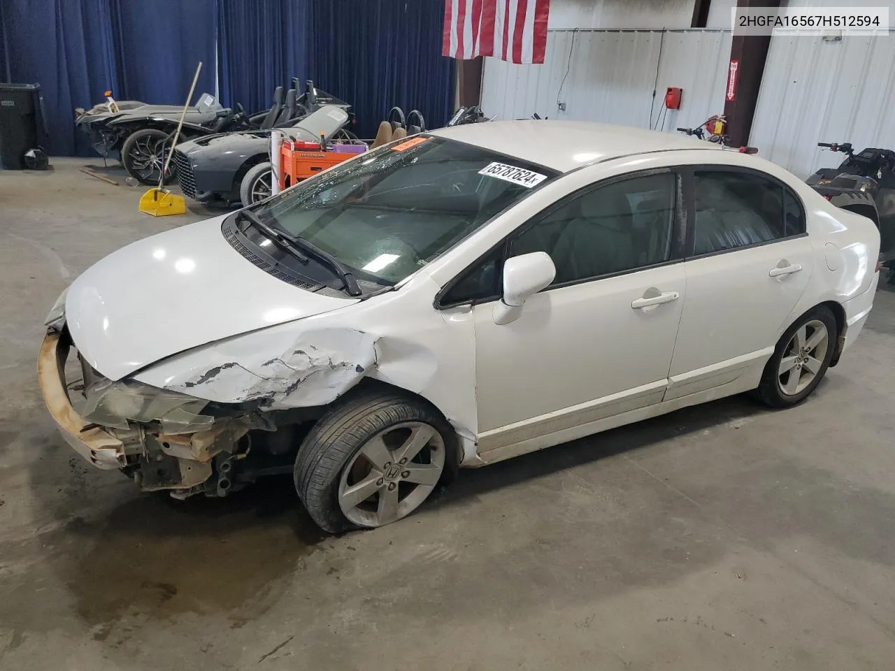 2HGFA16567H512594 2007 Honda Civic Lx