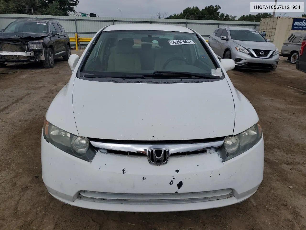 1HGFA16567L121934 2007 Honda Civic Lx