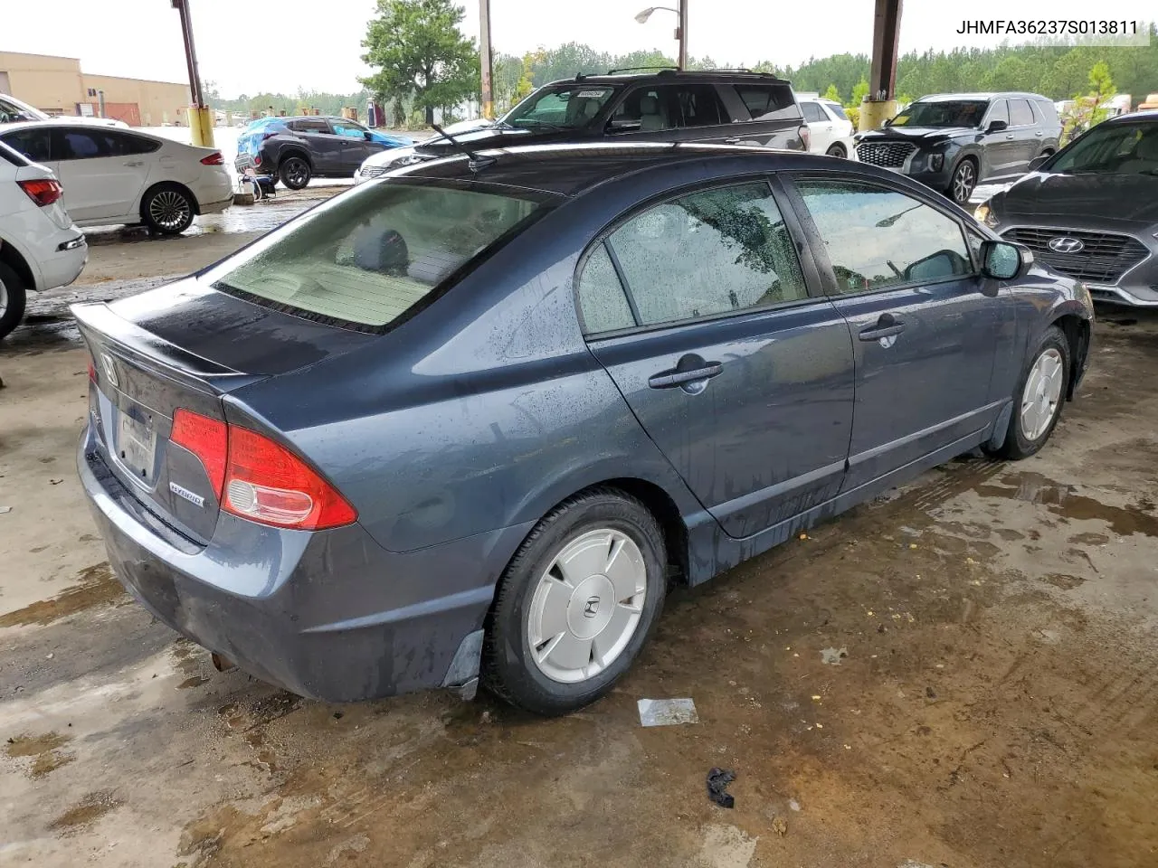 2007 Honda Civic Hybrid VIN: JHMFA36237S013811 Lot: 66552394