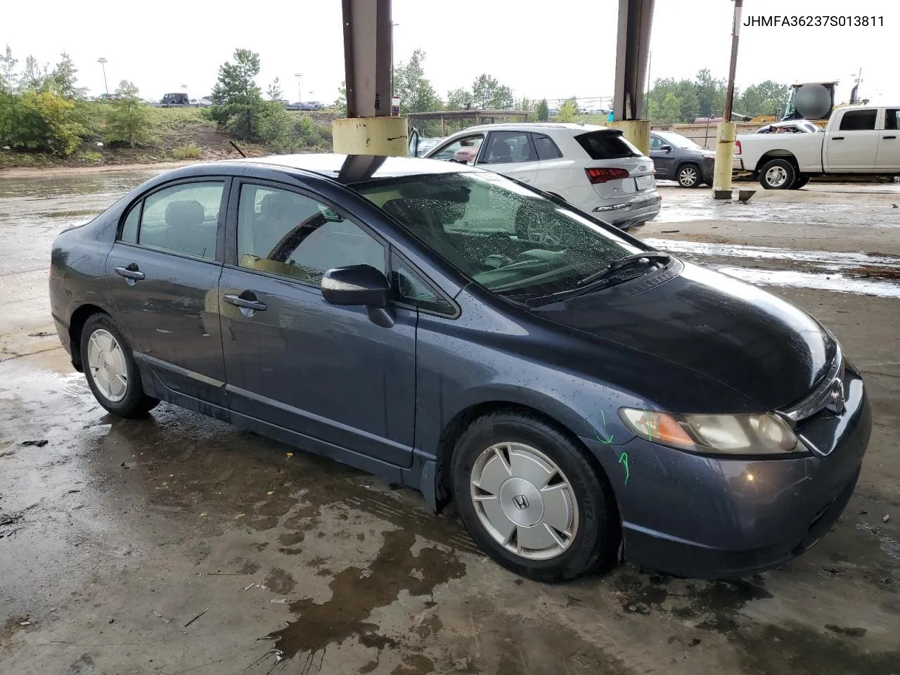 2007 Honda Civic Hybrid VIN: JHMFA36237S013811 Lot: 66552394