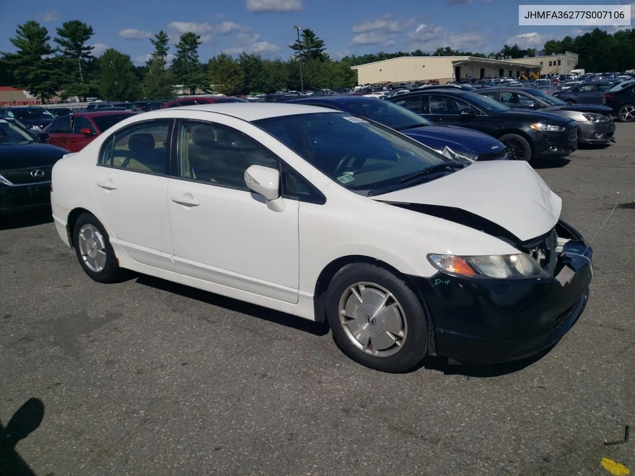 2007 Honda Civic Hybrid VIN: JHMFA36277S007106 Lot: 66886234