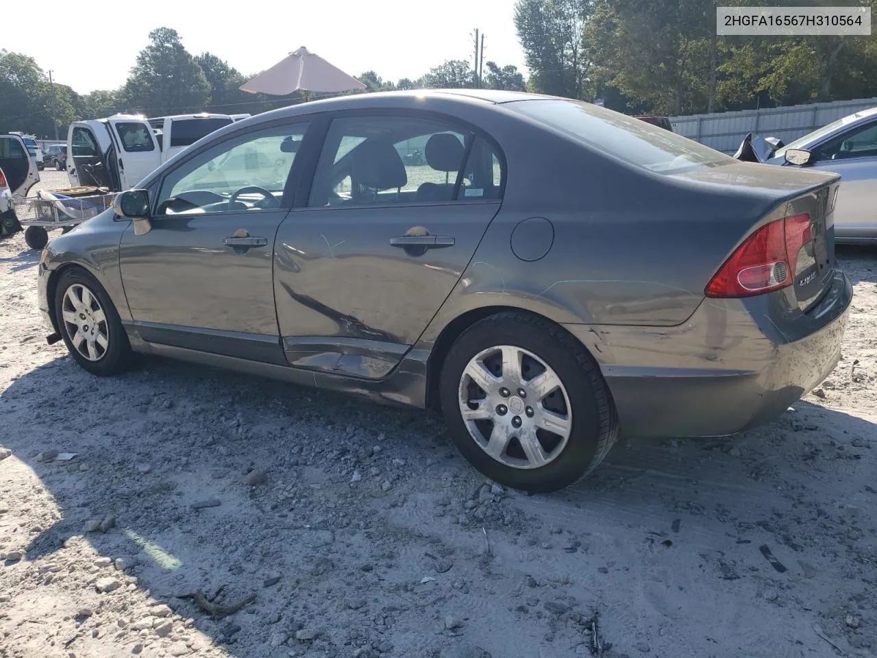 2007 Honda Civic Lx VIN: 2HGFA16567H310564 Lot: 66904244