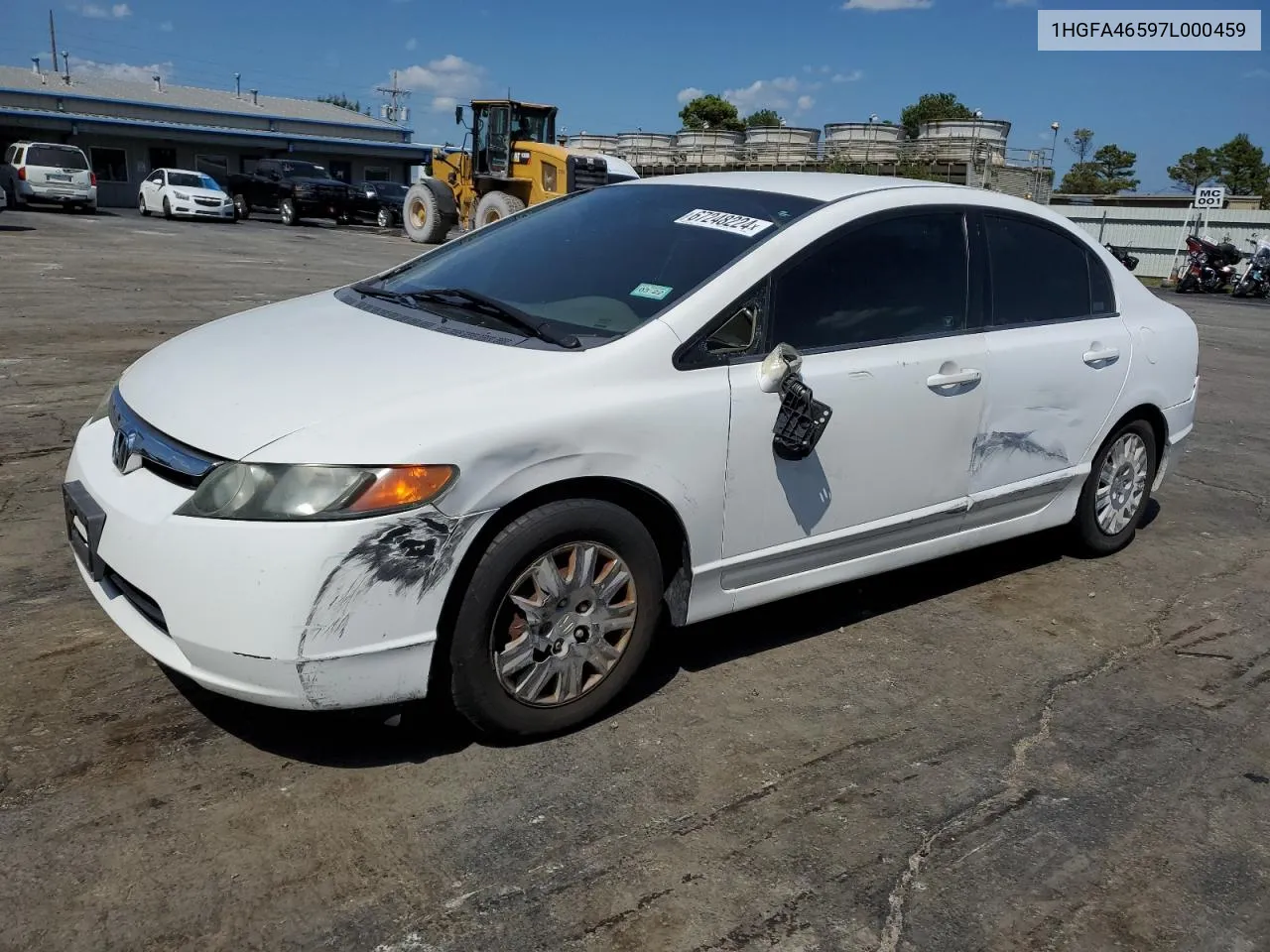 2007 Honda Civic Gx VIN: 1HGFA46597L000459 Lot: 67248224