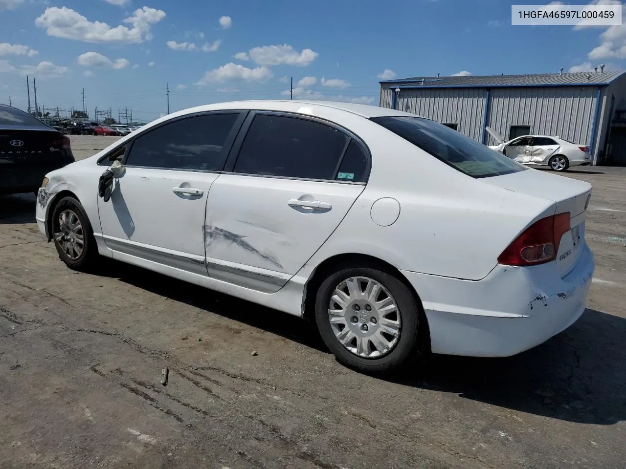 2007 Honda Civic Gx VIN: 1HGFA46597L000459 Lot: 67248224