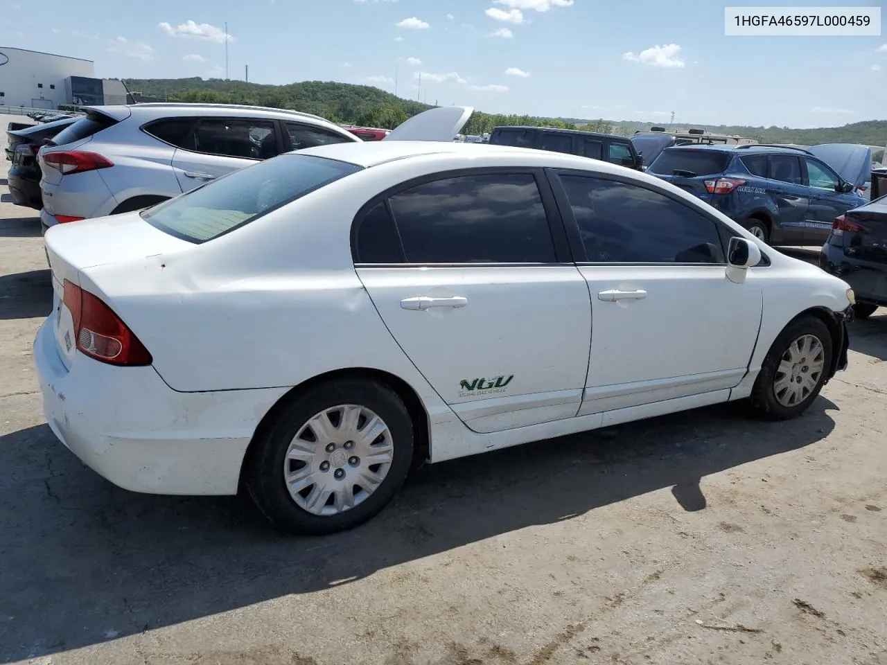 2007 Honda Civic Gx VIN: 1HGFA46597L000459 Lot: 67248224