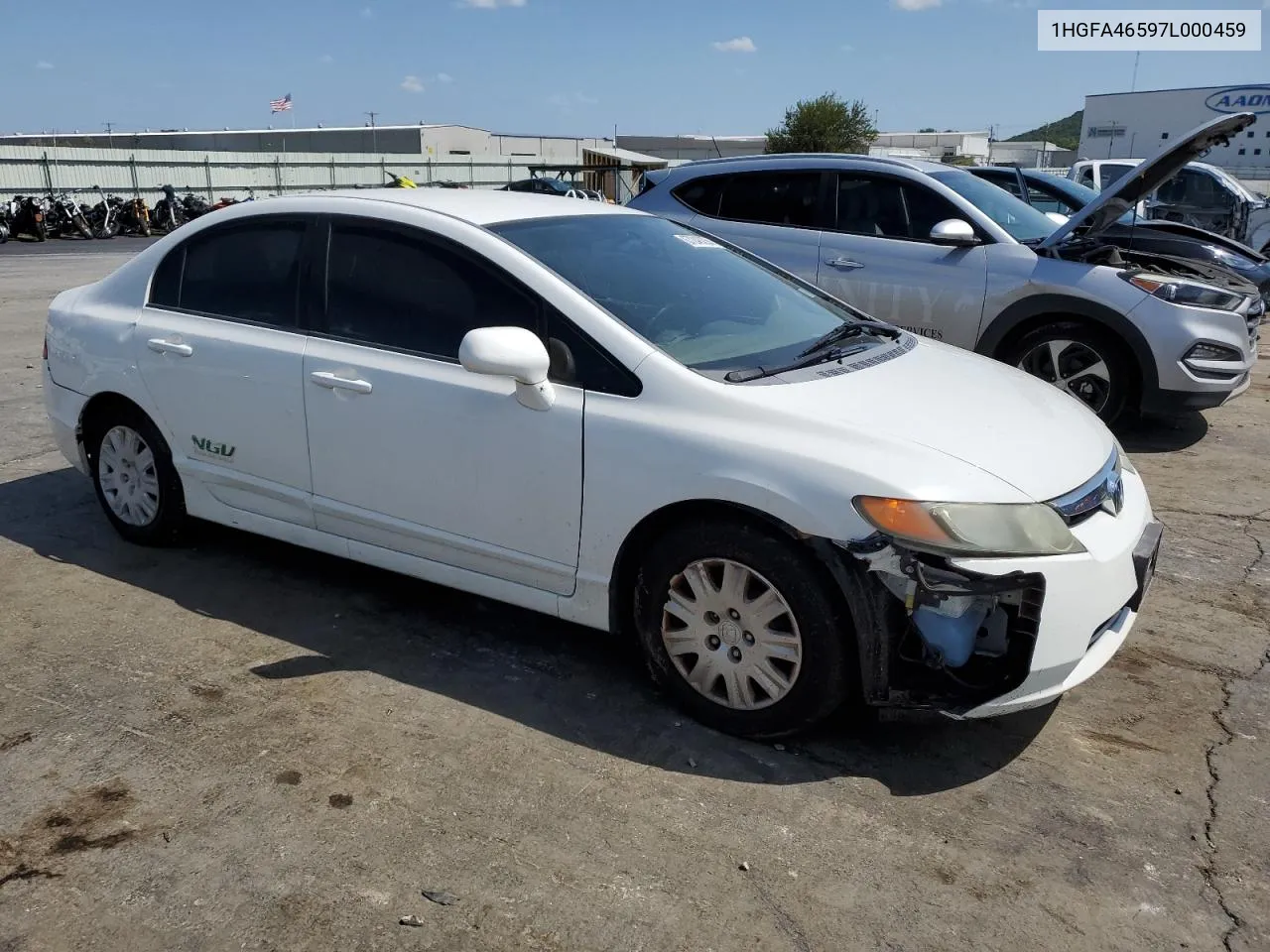 2007 Honda Civic Gx VIN: 1HGFA46597L000459 Lot: 67248224