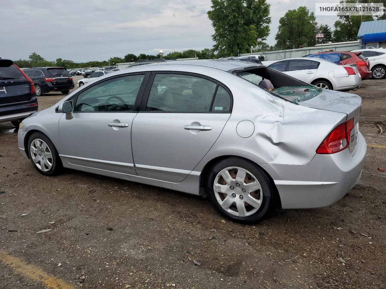 2007 Honda Civic Lx VIN: 1HGFA165X7L121628 Lot: 67278844