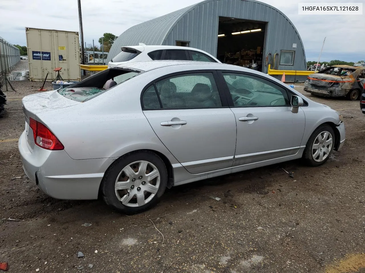 2007 Honda Civic Lx VIN: 1HGFA165X7L121628 Lot: 67278844