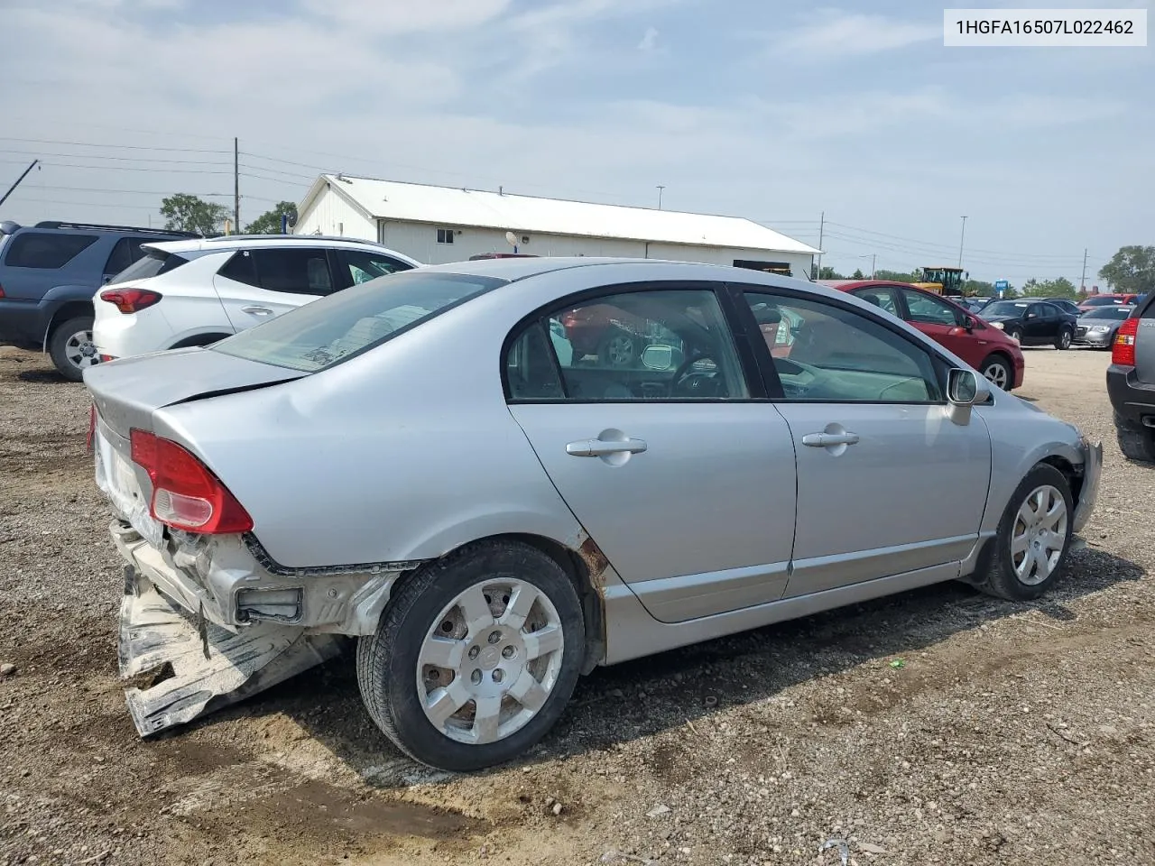 2007 Honda Civic Lx VIN: 1HGFA16507L022462 Lot: 67391124