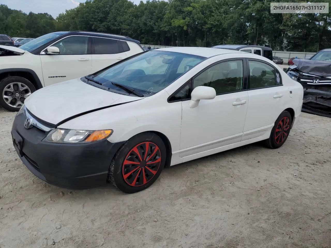 2007 Honda Civic Lx VIN: 2HGFA16507H311127 Lot: 67774974