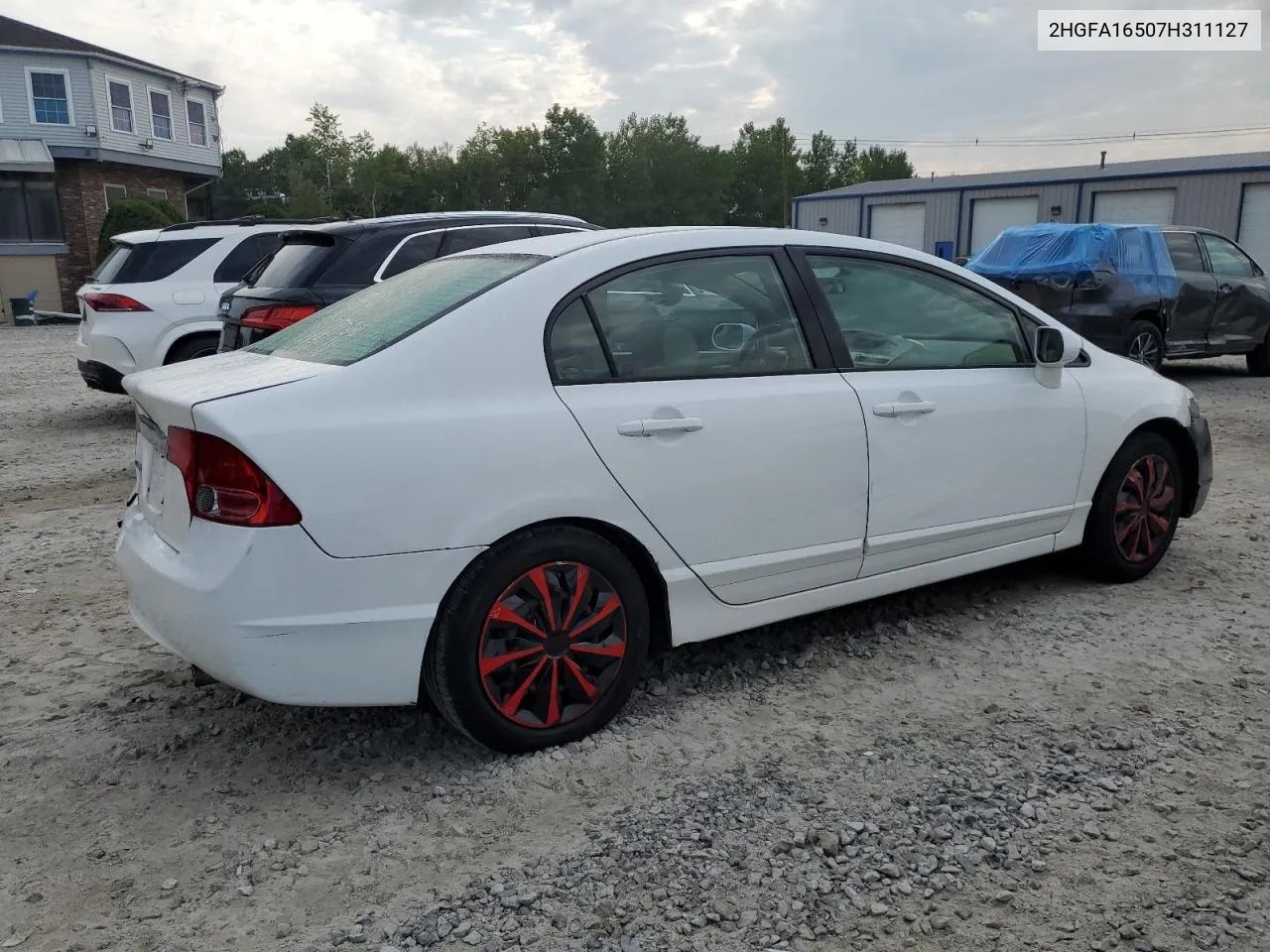 2007 Honda Civic Lx VIN: 2HGFA16507H311127 Lot: 67774974