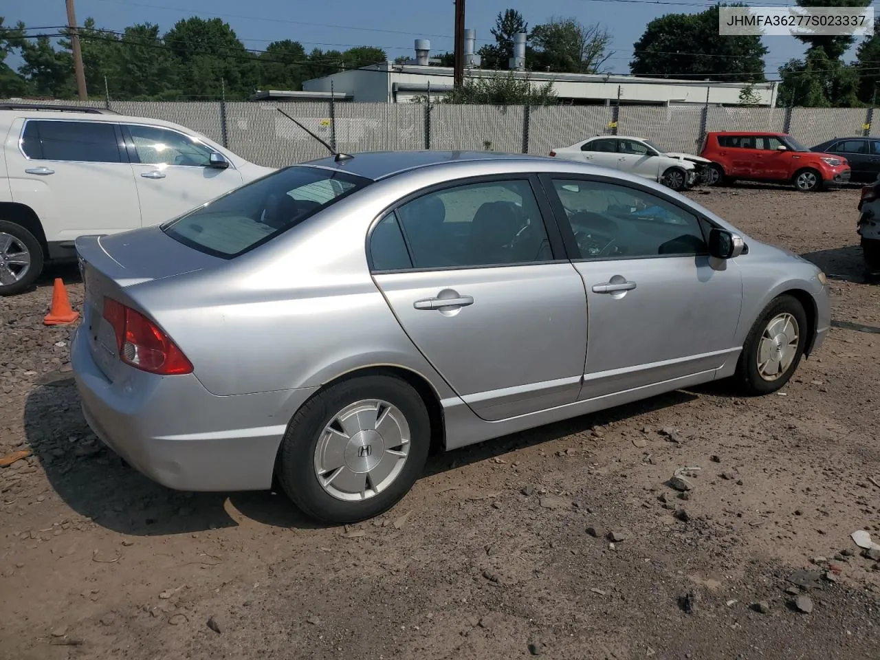 2007 Honda Civic Hybrid VIN: JHMFA36277S023337 Lot: 67826724