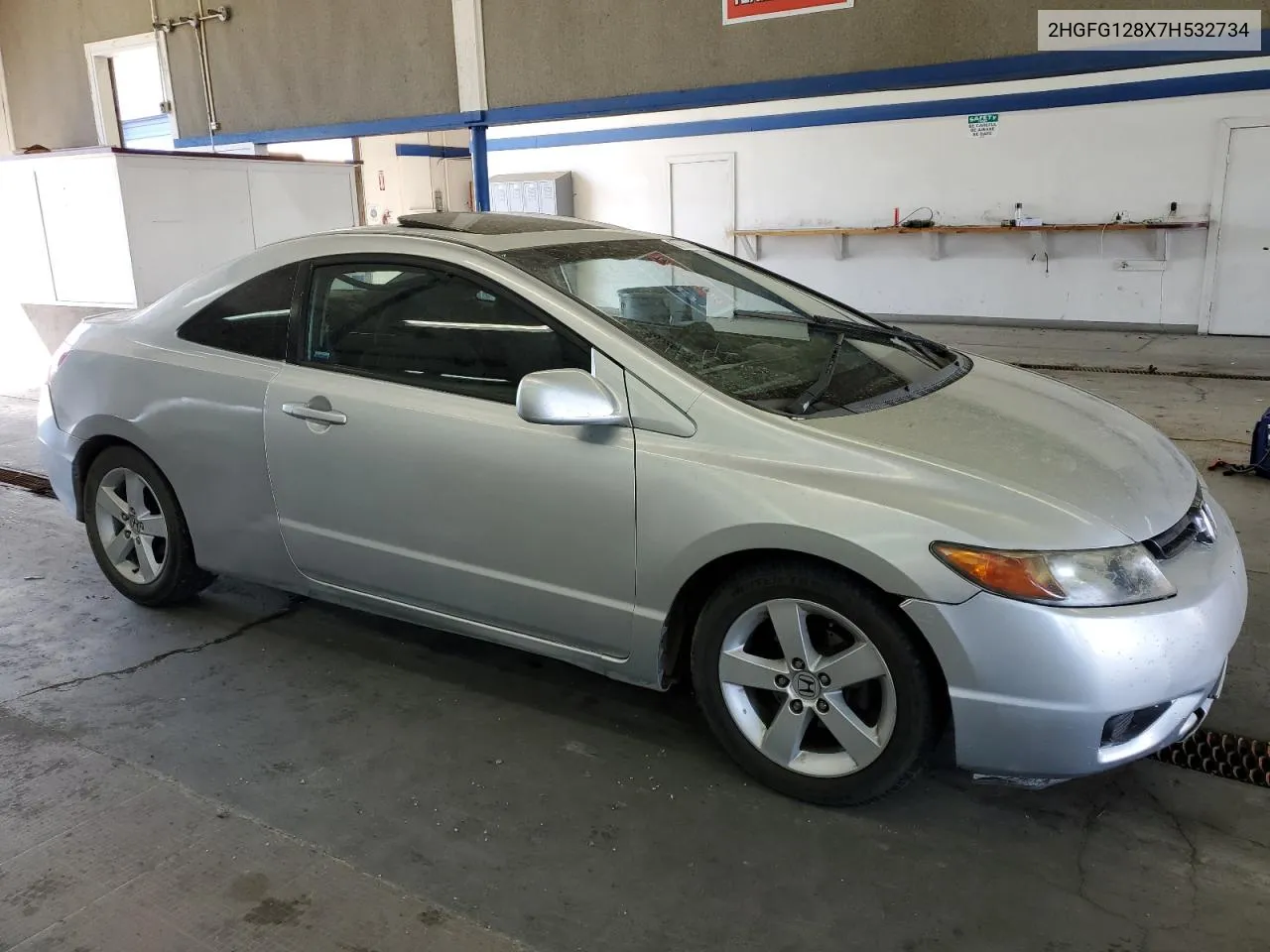 2007 Honda Civic Ex VIN: 2HGFG128X7H532734 Lot: 67930154