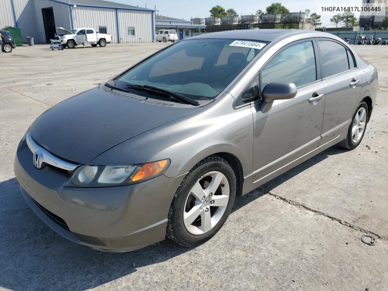 1HGFA16817L106445 2007 Honda Civic Ex