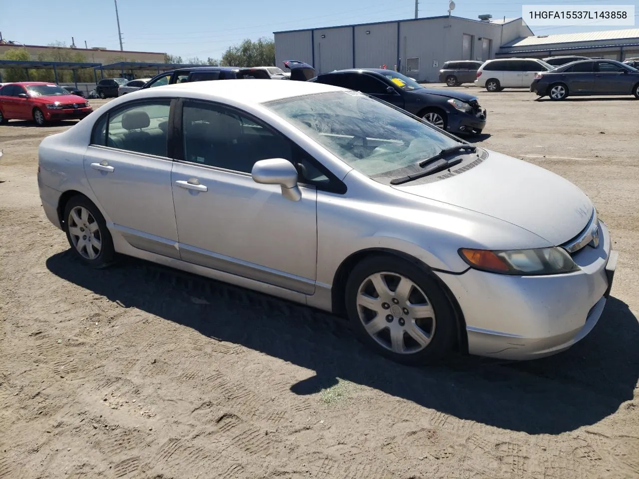 2007 Honda Civic Lx VIN: 1HGFA15537L143858 Lot: 68374574