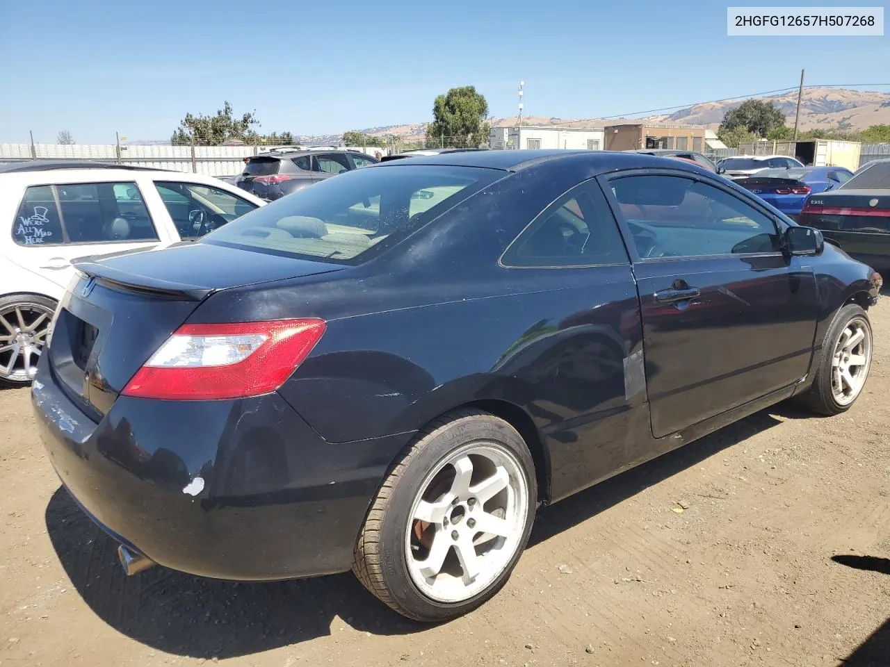 2007 Honda Civic Lx VIN: 2HGFG12657H507268 Lot: 68752194