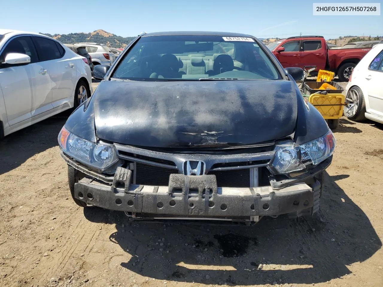 2007 Honda Civic Lx VIN: 2HGFG12657H507268 Lot: 68752194