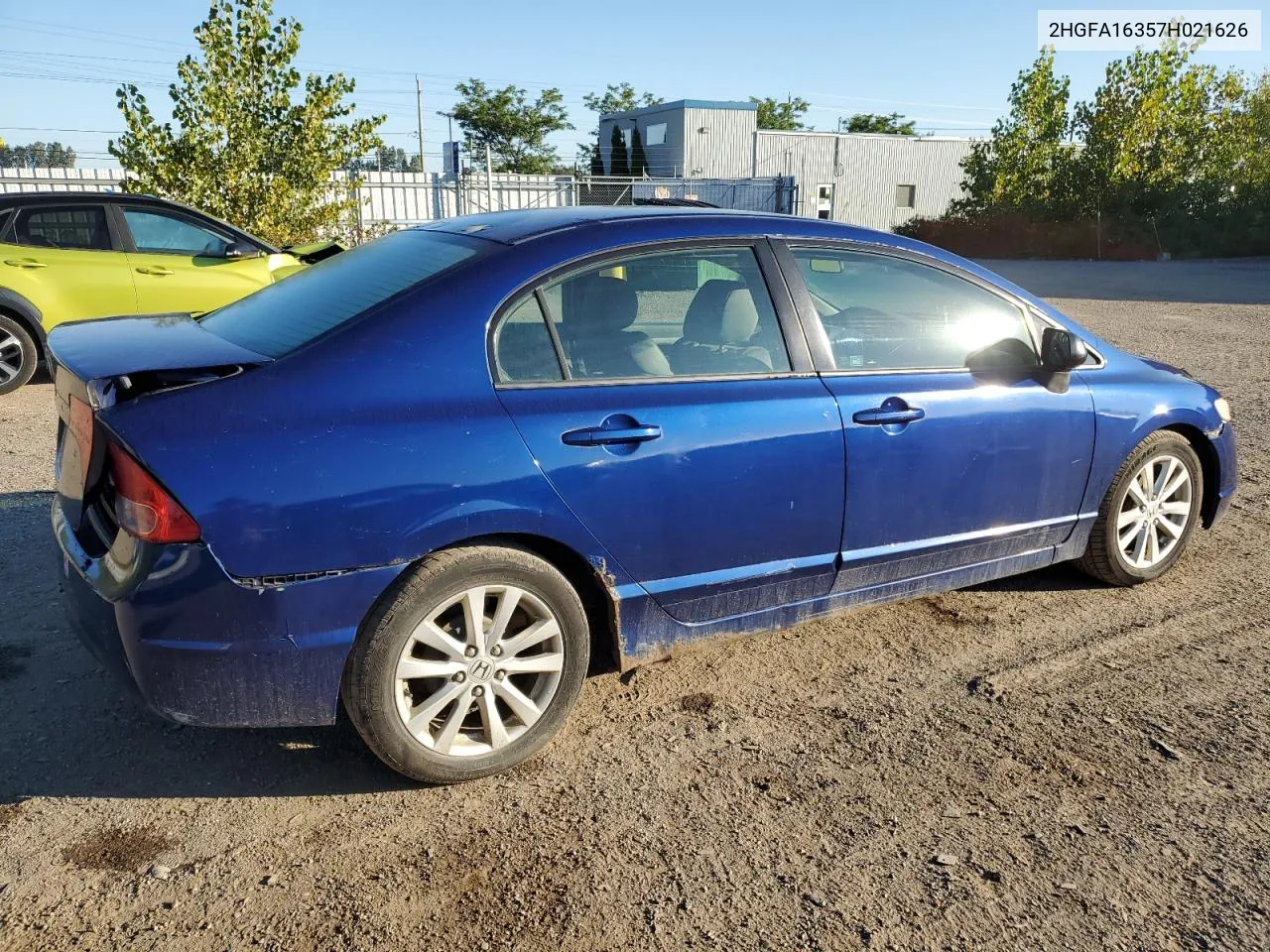 2007 Honda Civic Dx VIN: 2HGFA16357H021626 Lot: 69035184