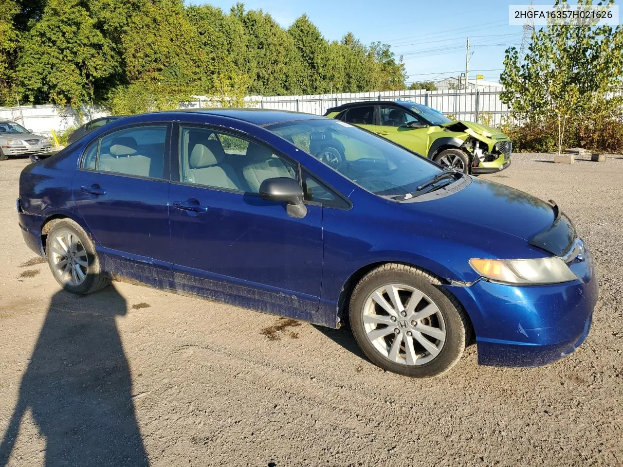 2HGFA16357H021626 2007 Honda Civic Dx