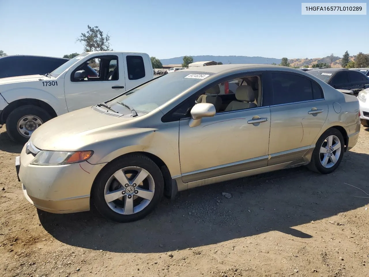 1HGFA16577L010289 2007 Honda Civic Lx