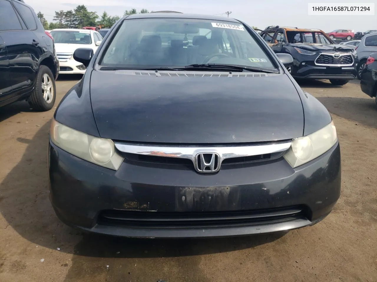 2007 Honda Civic Lx VIN: 1HGFA16587L071294 Lot: 69318504