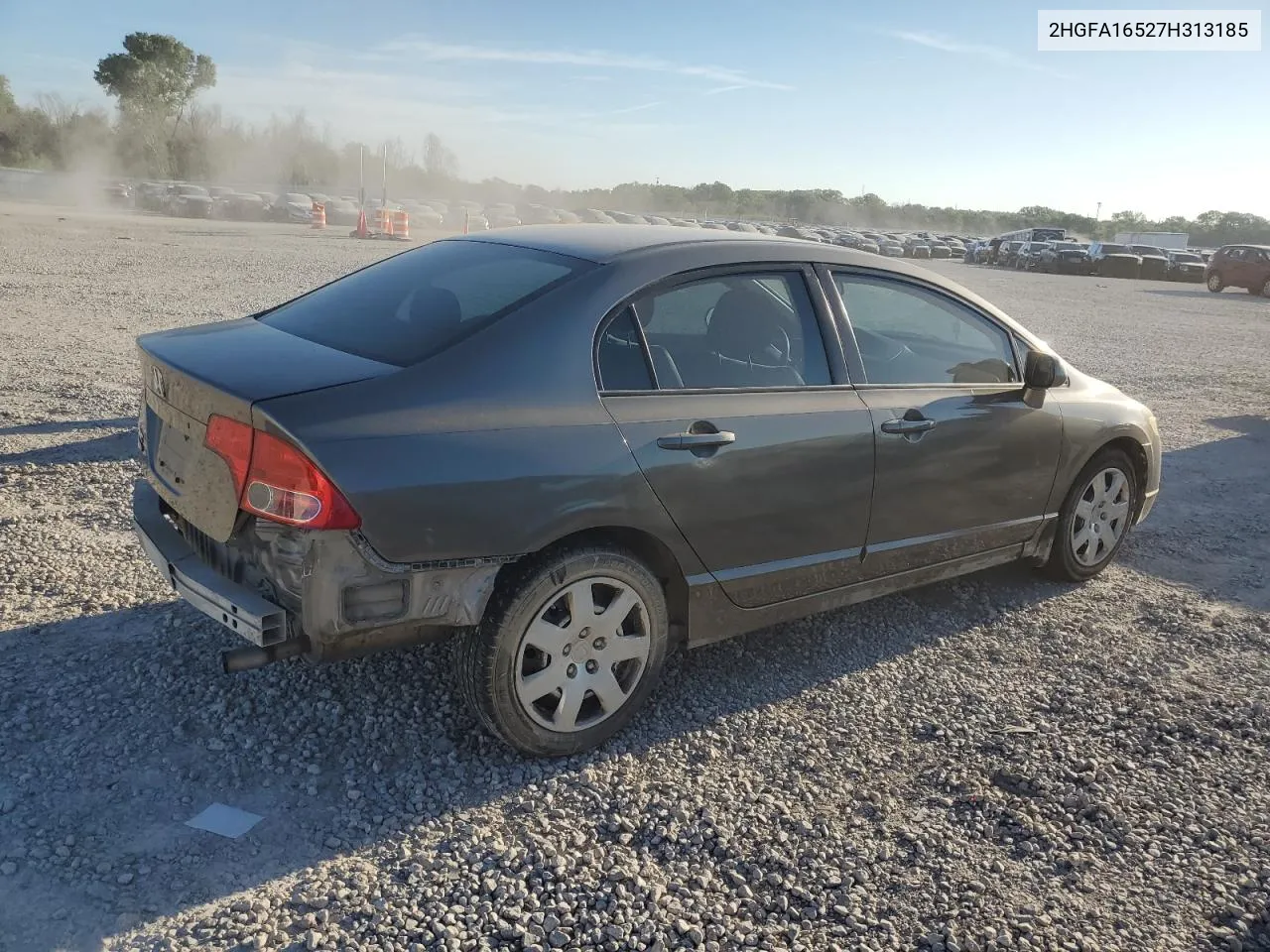 2007 Honda Civic Lx VIN: 2HGFA16527H313185 Lot: 69426814