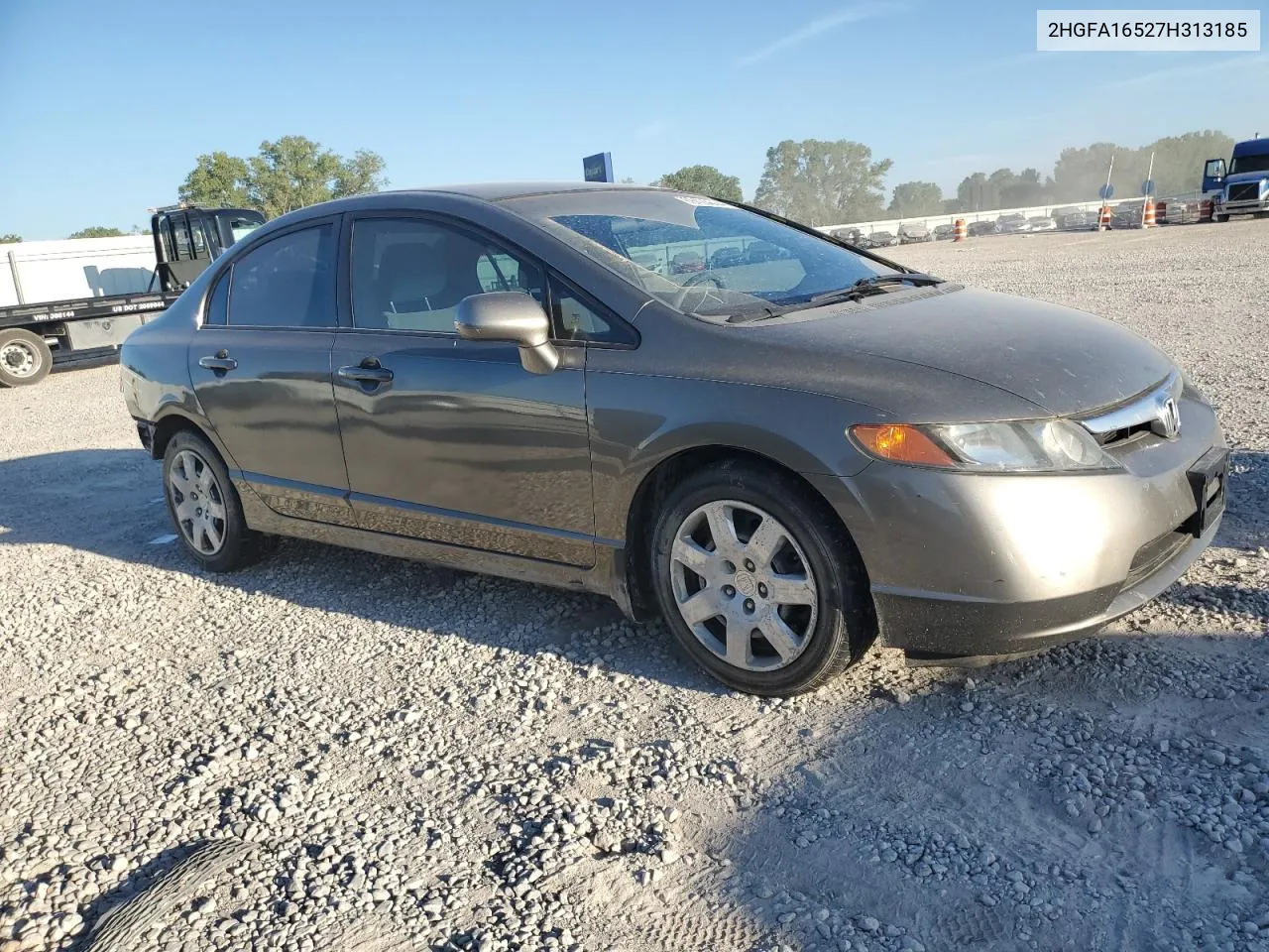 2007 Honda Civic Lx VIN: 2HGFA16527H313185 Lot: 69426814