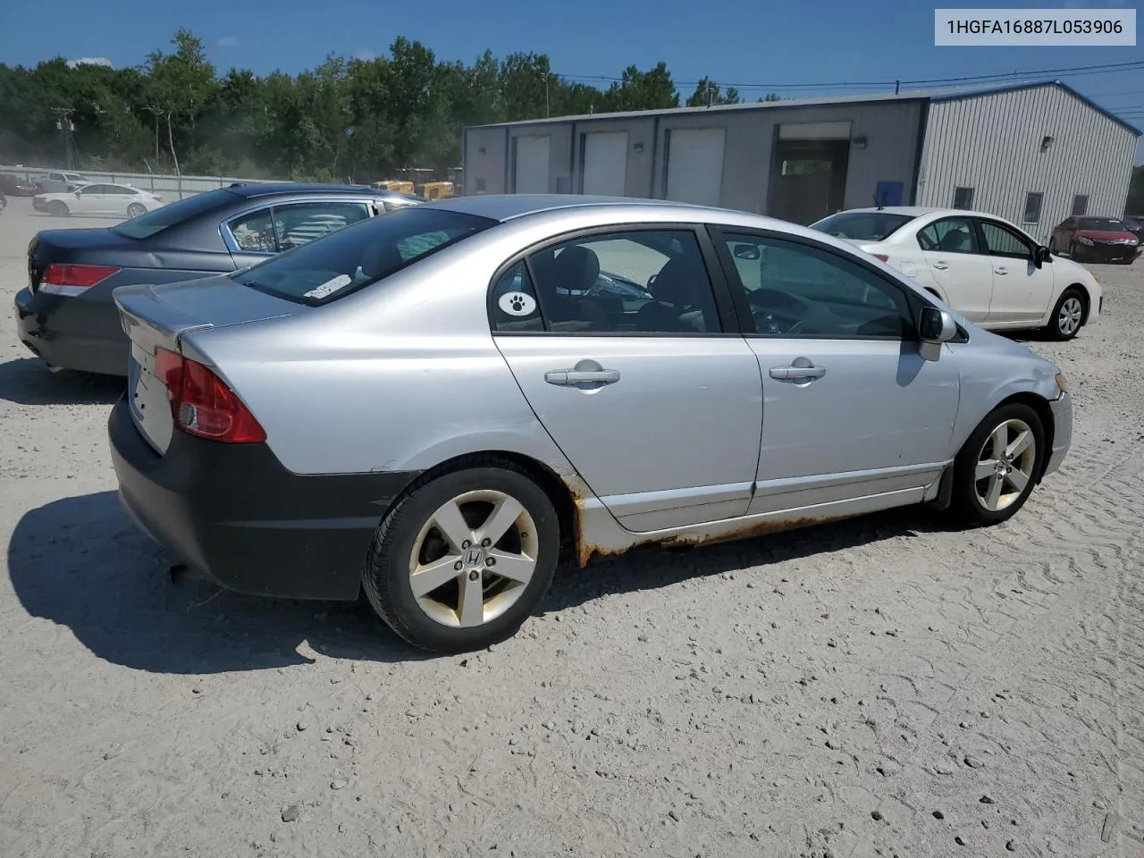 2007 Honda Civic Ex VIN: 1HGFA16887L053906 Lot: 69427004