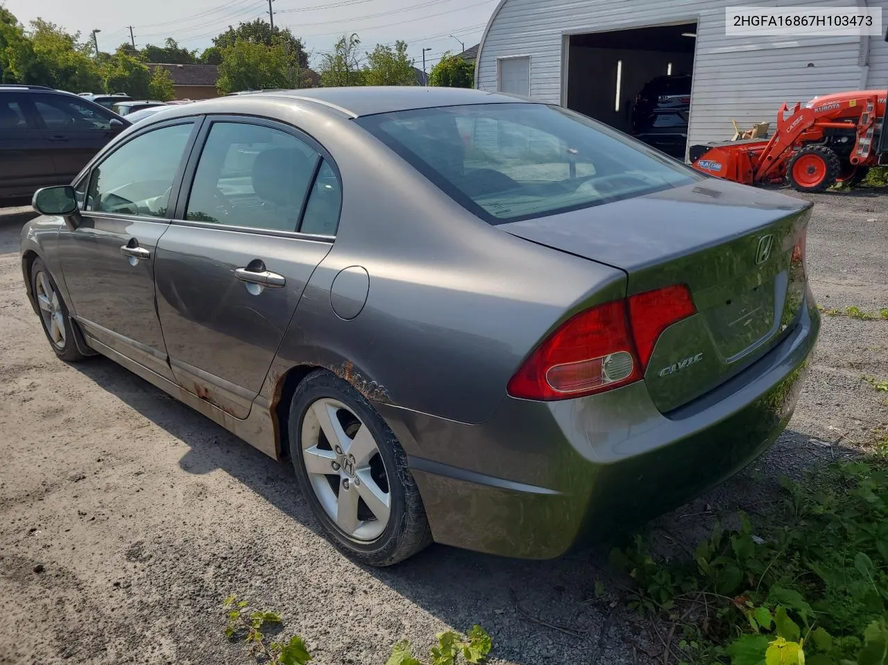 2007 Honda Civic Ex VIN: 2HGFA16867H103473 Lot: 69496564