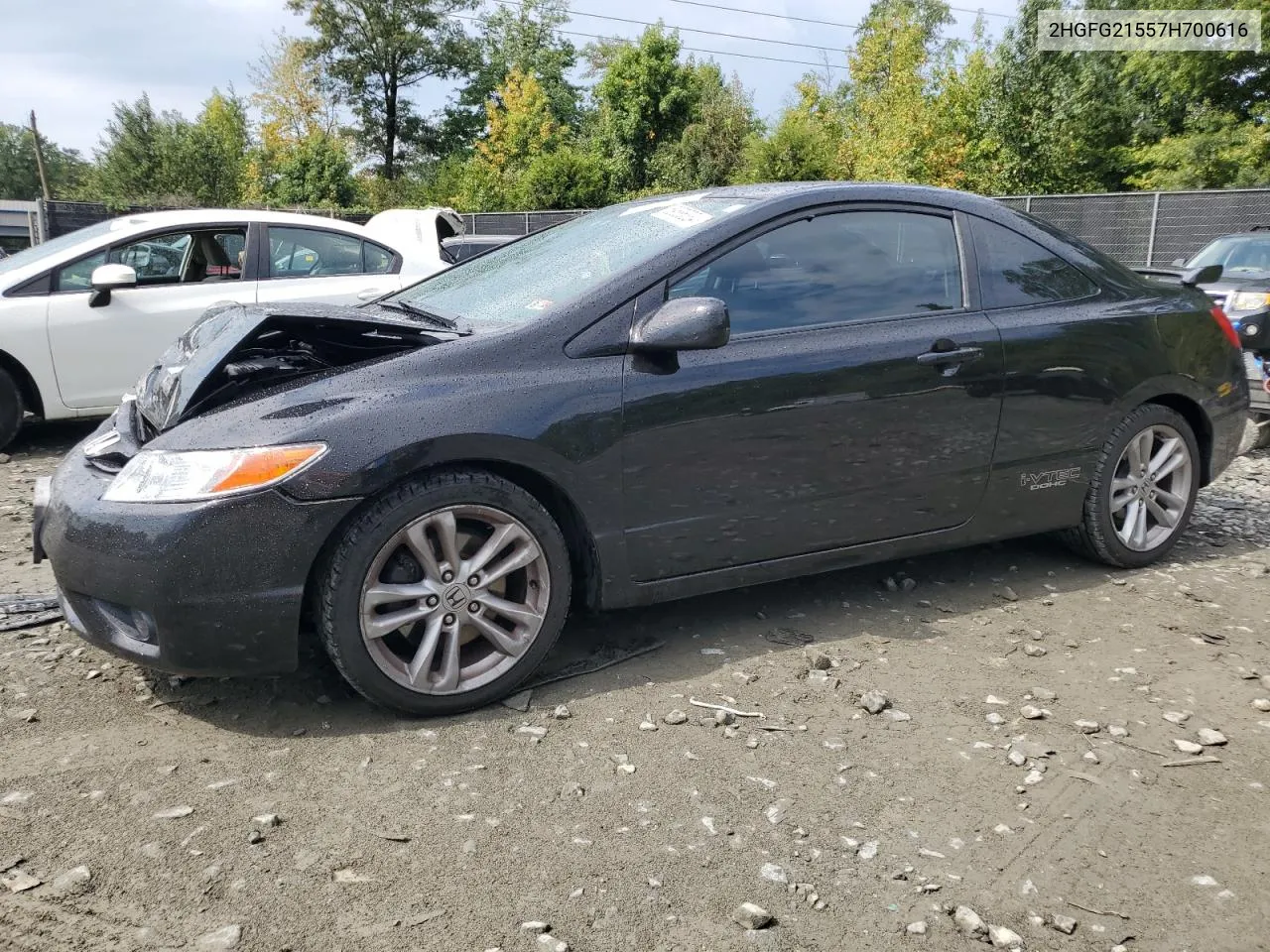 2007 Honda Civic Si VIN: 2HGFG21557H700616 Lot: 69586334