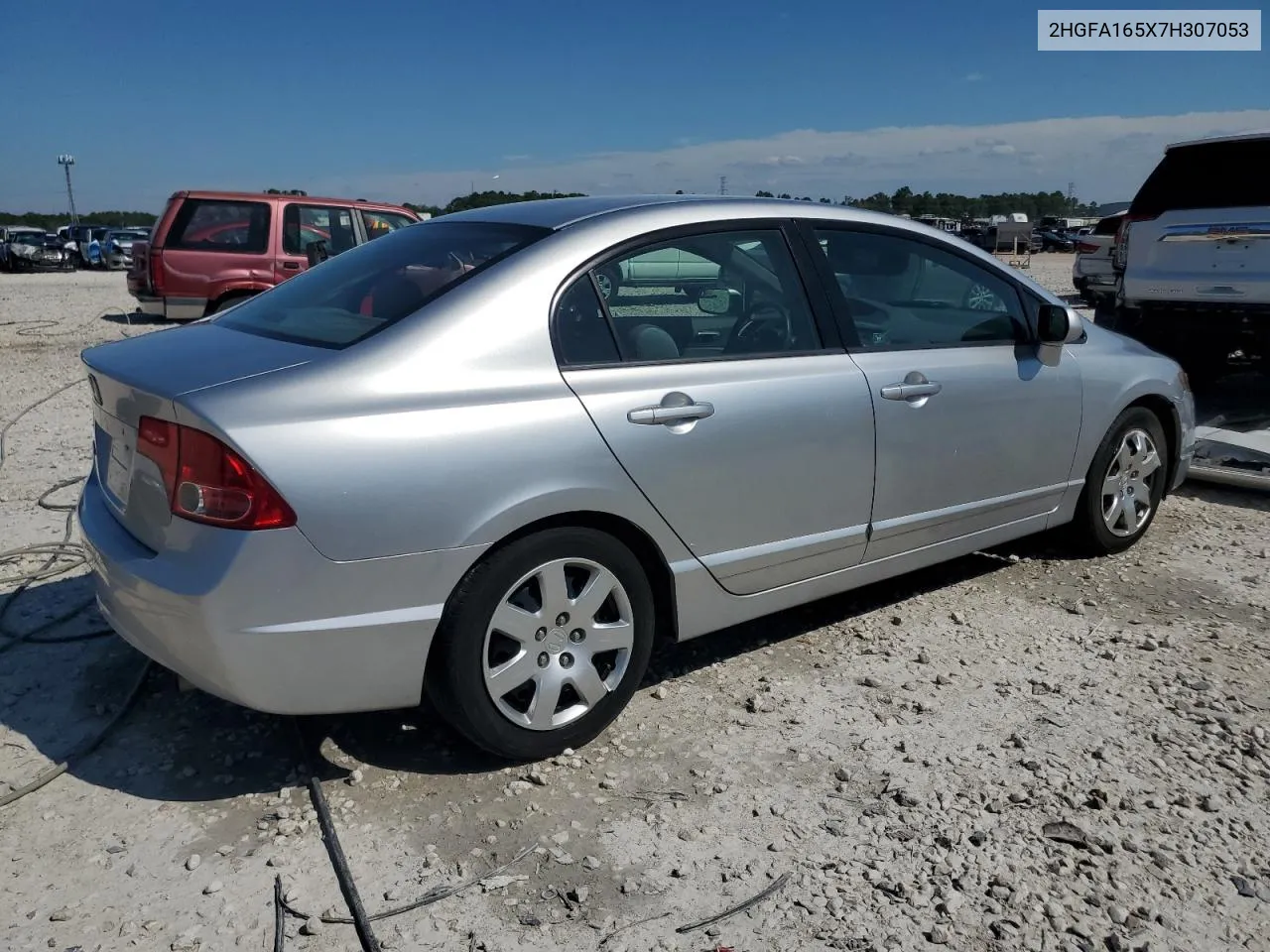 2007 Honda Civic Lx VIN: 2HGFA165X7H307053 Lot: 69617774