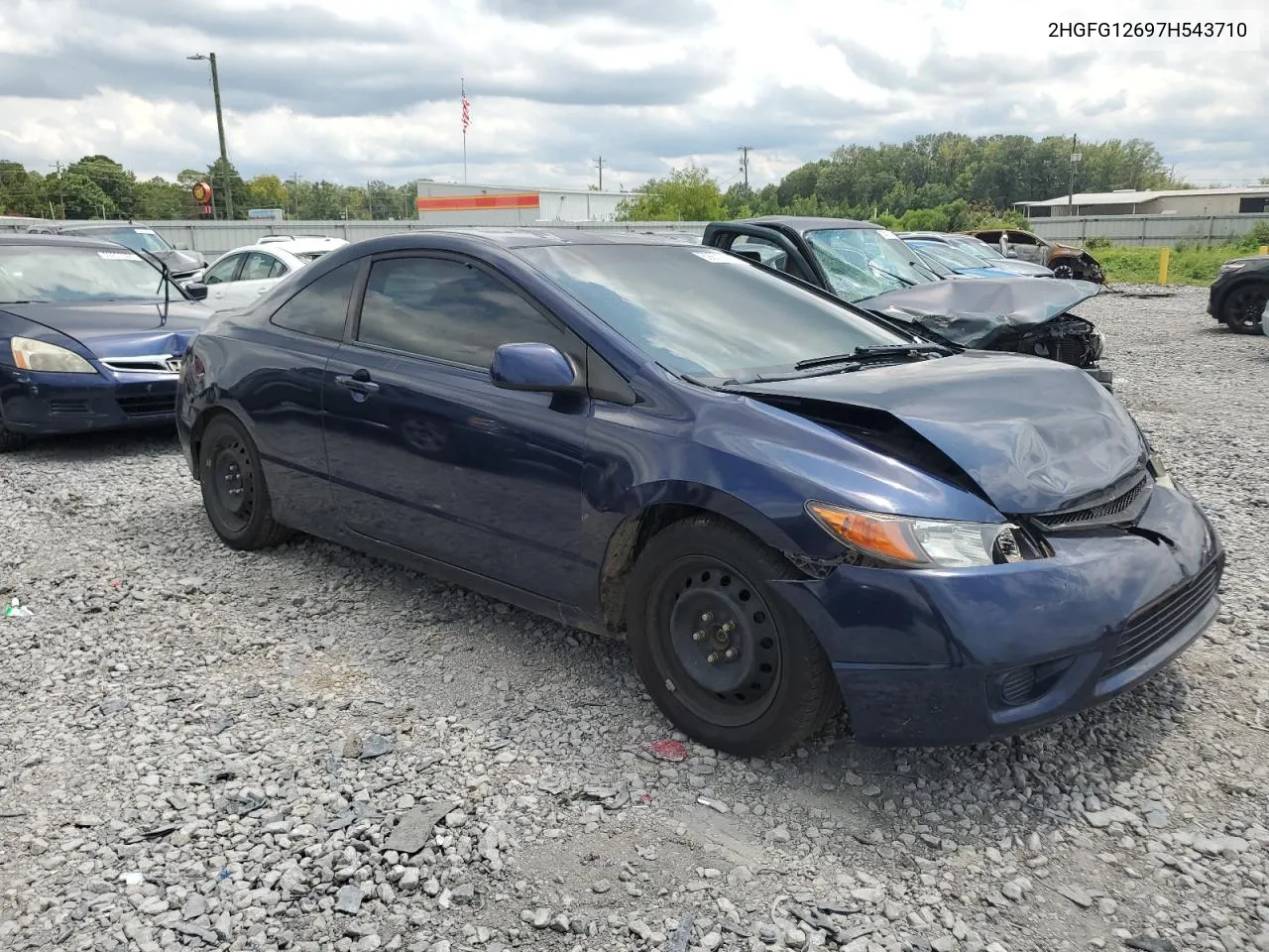 2HGFG12697H543710 2007 Honda Civic Lx