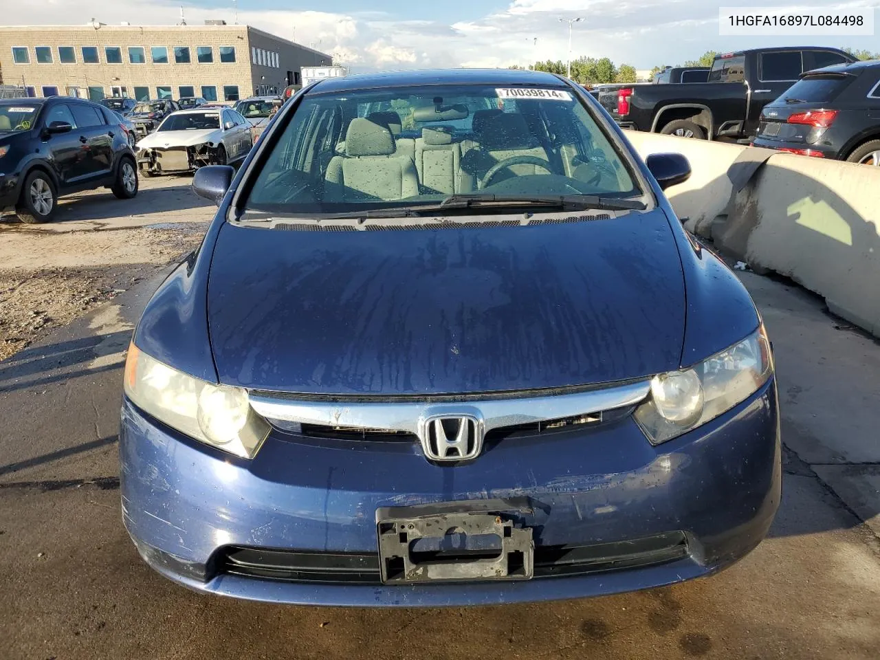 2007 Honda Civic Ex VIN: 1HGFA16897L084498 Lot: 70039814