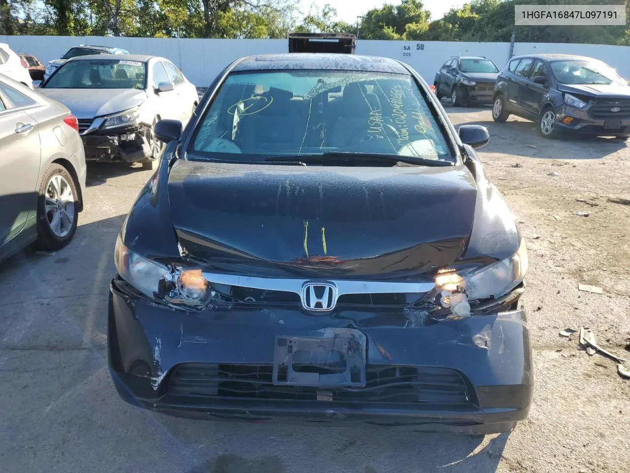 1HGFA16847L097191 2007 Honda Civic Ex