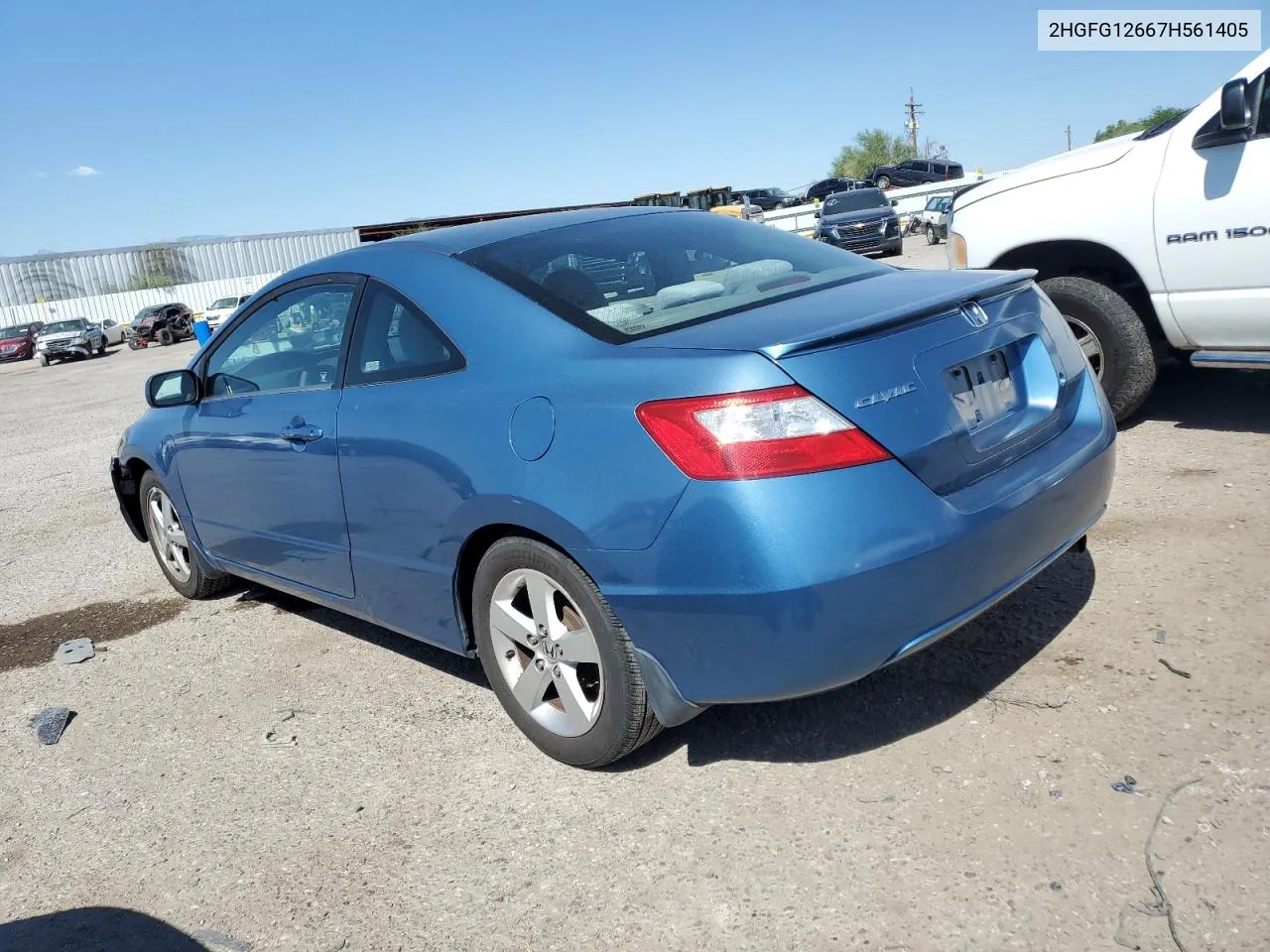 2HGFG12667H561405 2007 Honda Civic Lx