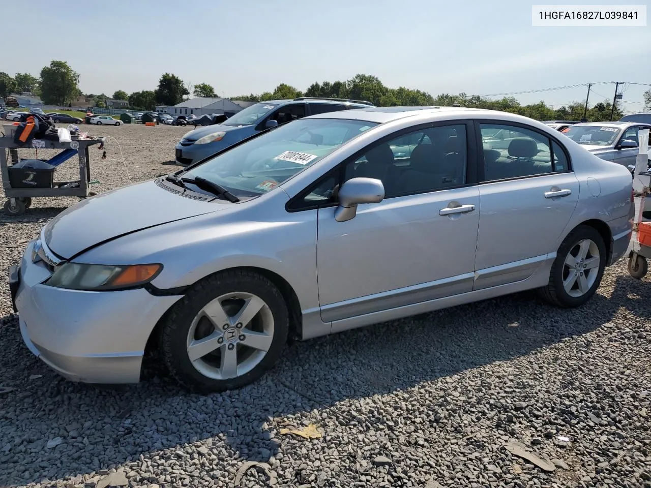 1HGFA16827L039841 2007 Honda Civic Ex