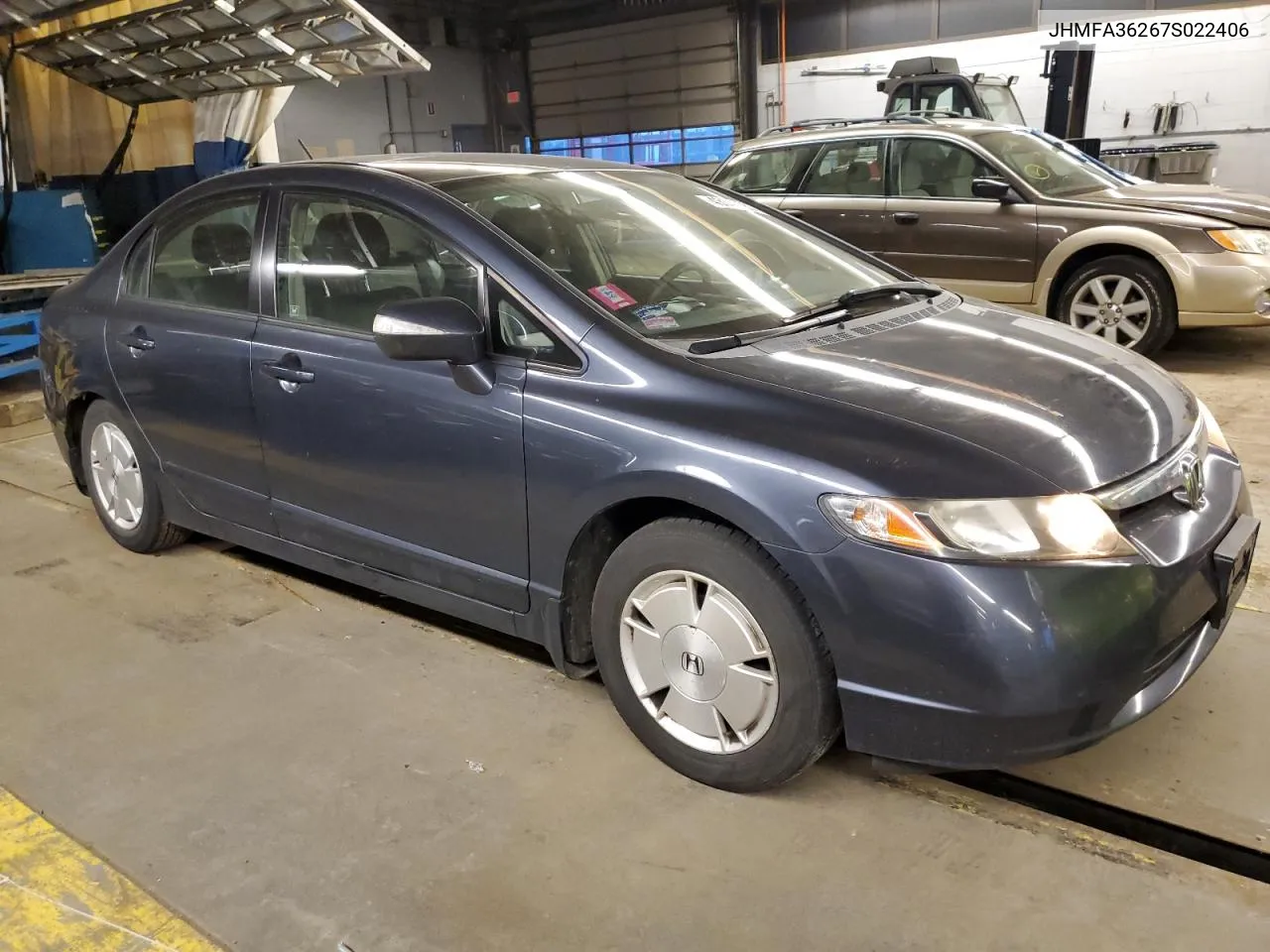 2007 Honda Civic Hybrid VIN: JHMFA36267S022406 Lot: 70108233