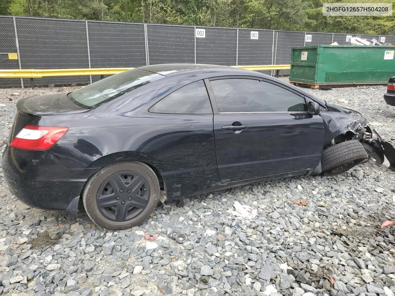 2HGFG12657H504208 2007 Honda Civic Lx