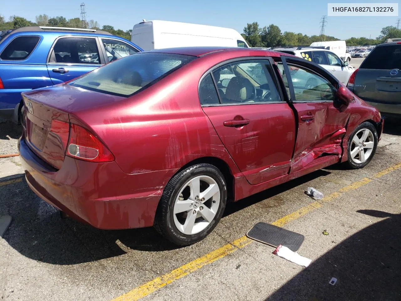 2007 Honda Civic Ex VIN: 1HGFA16827L132276 Lot: 70225684