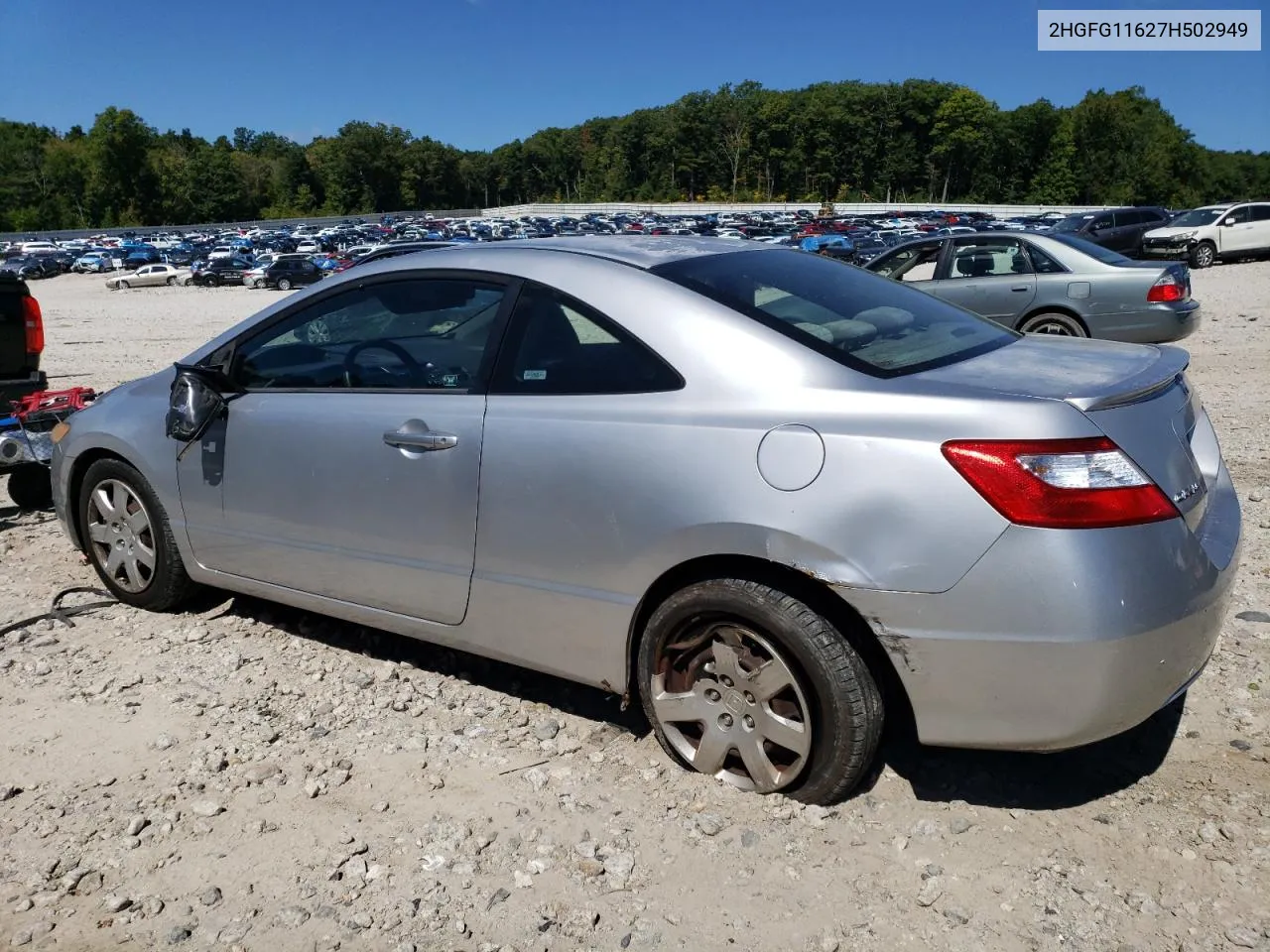 2007 Honda Civic Lx VIN: 2HGFG11627H502949 Lot: 70561174