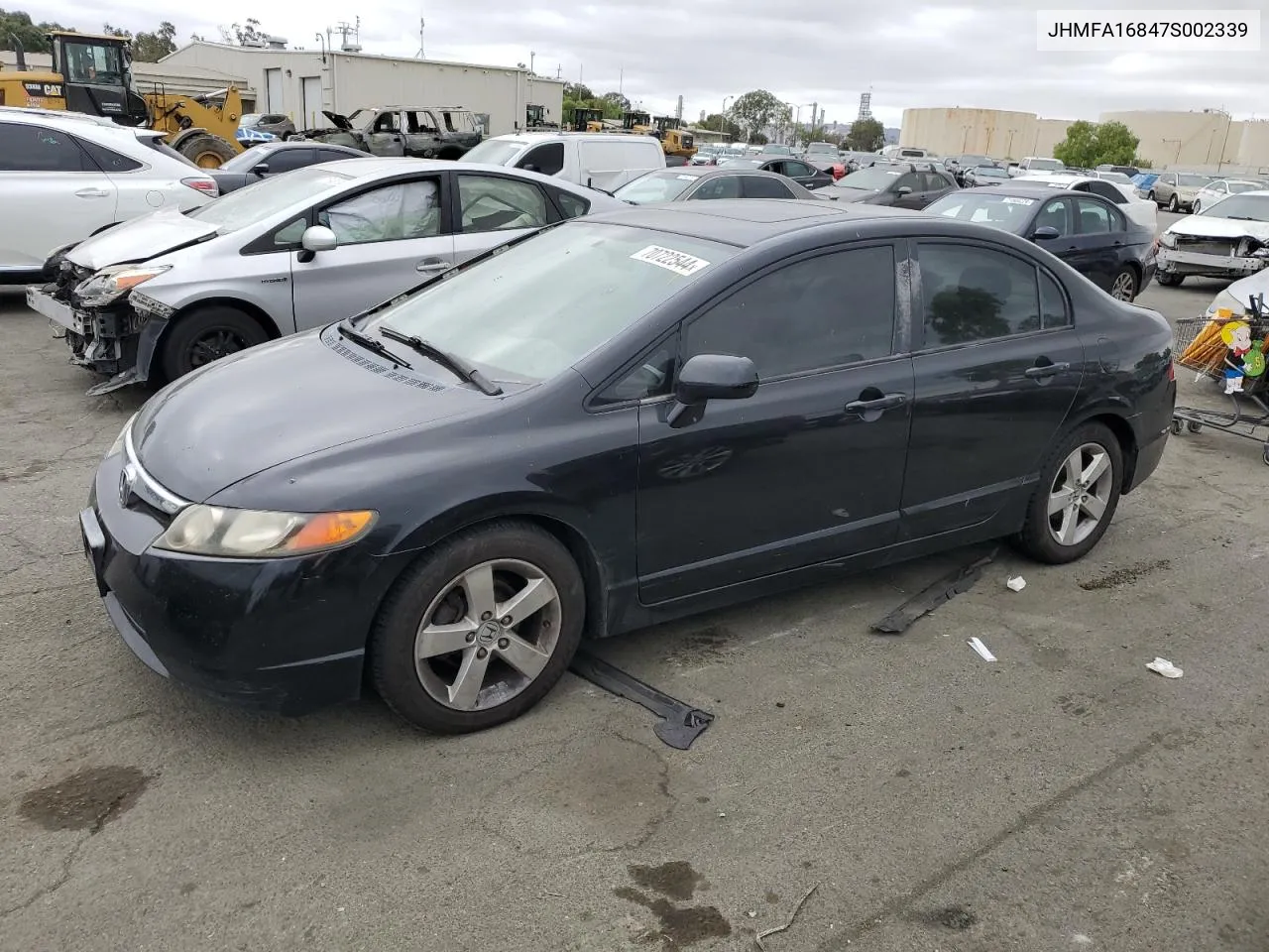 JHMFA16847S002339 2007 Honda Civic Ex