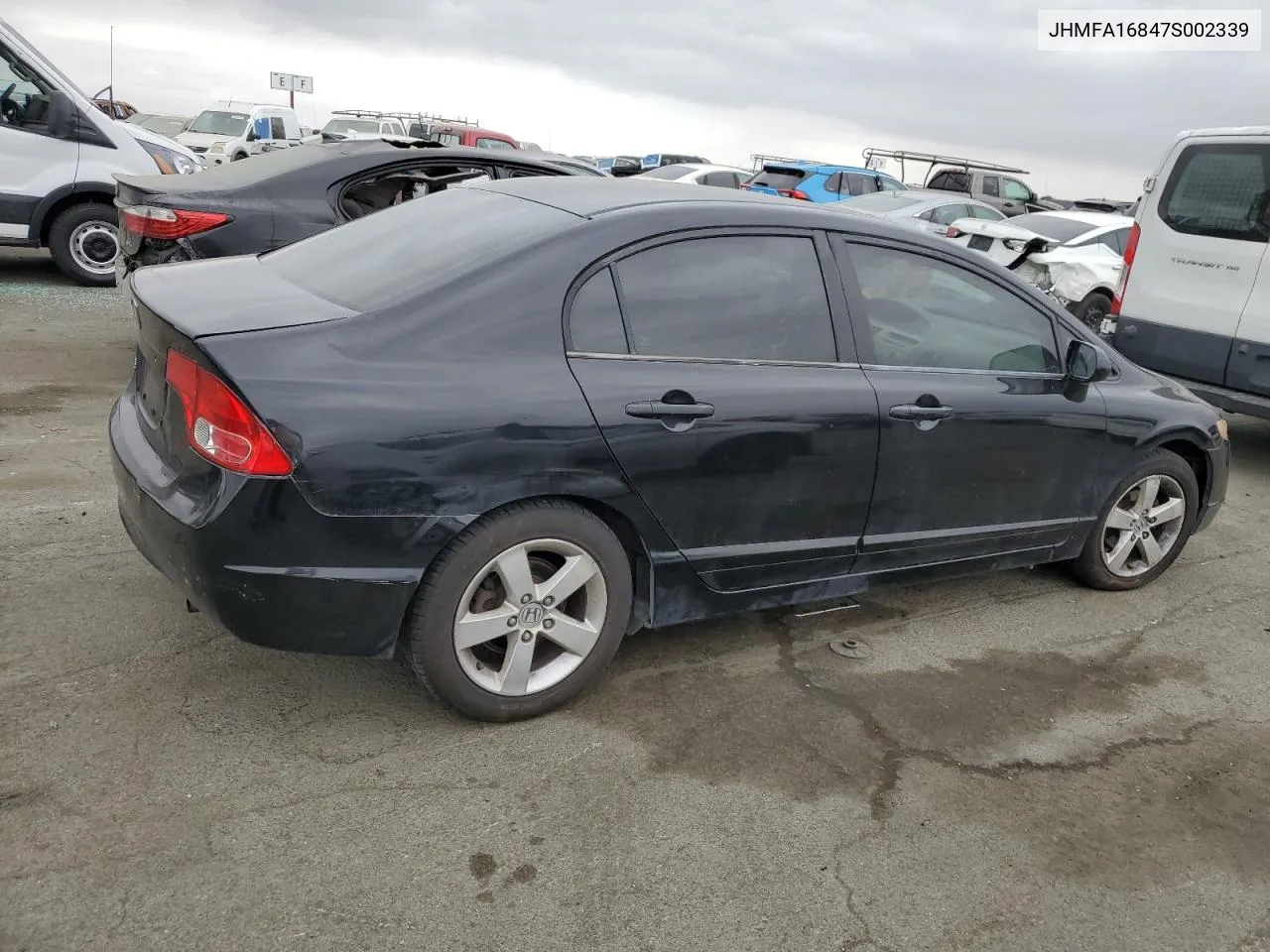 2007 Honda Civic Ex VIN: JHMFA16847S002339 Lot: 70722544