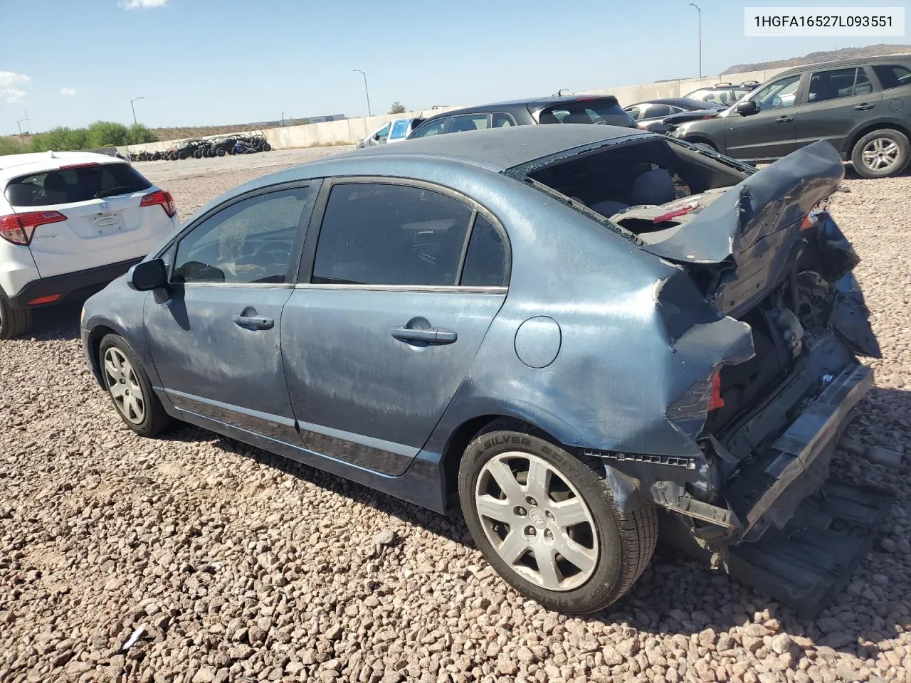 1HGFA16527L093551 2007 Honda Civic Lx