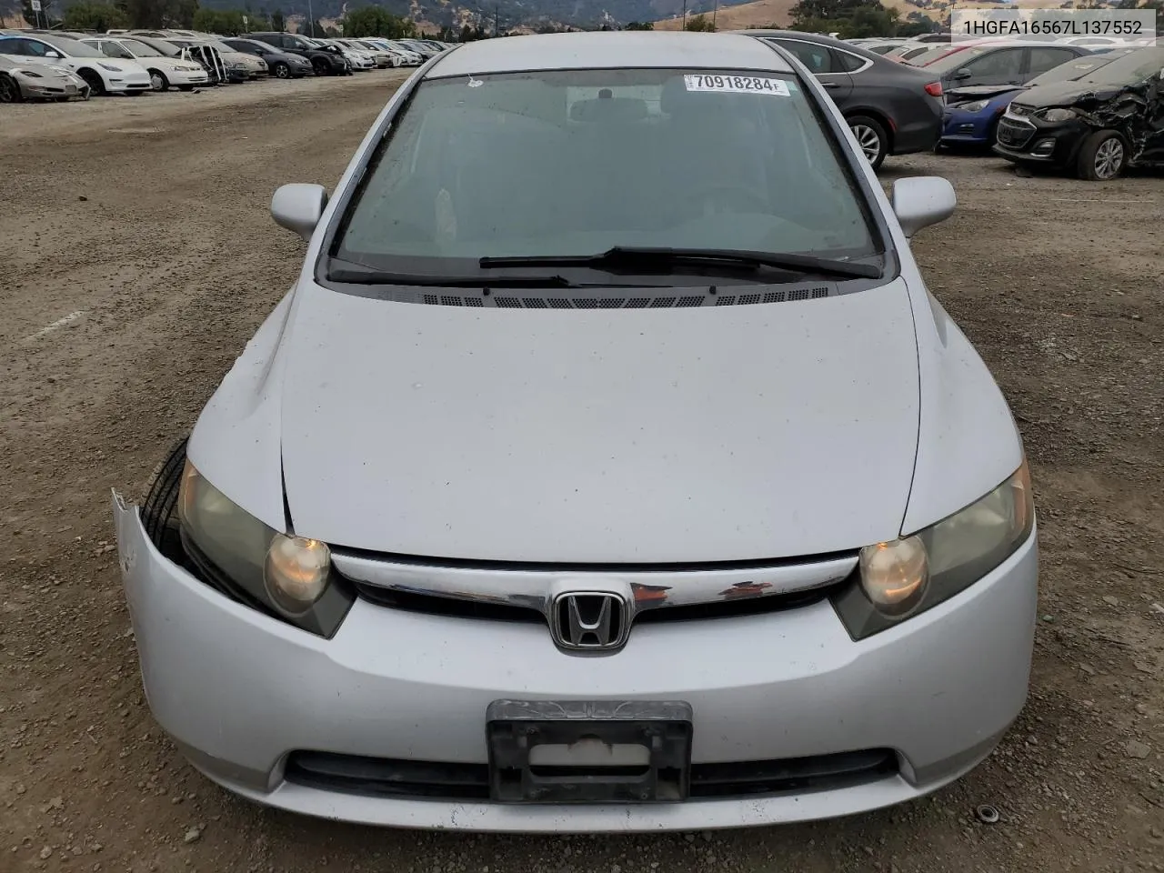 1HGFA16567L137552 2007 Honda Civic Lx