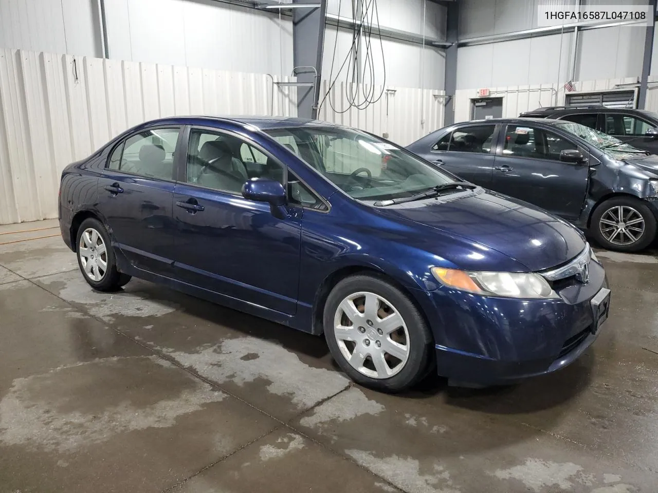 2007 Honda Civic Lx VIN: 1HGFA16587L047108 Lot: 70981114