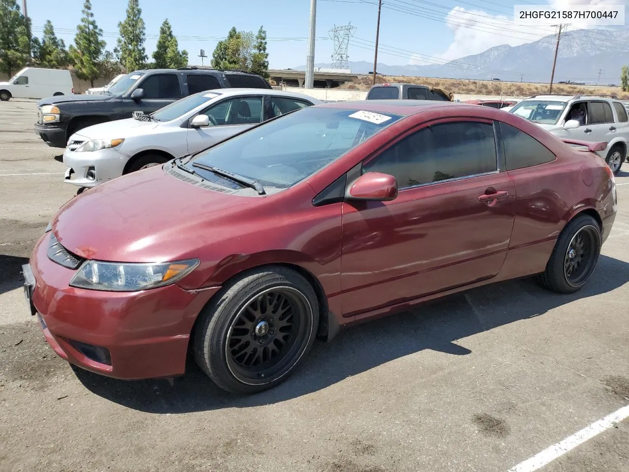 2HGFG21587H700447 2007 Honda Civic Si