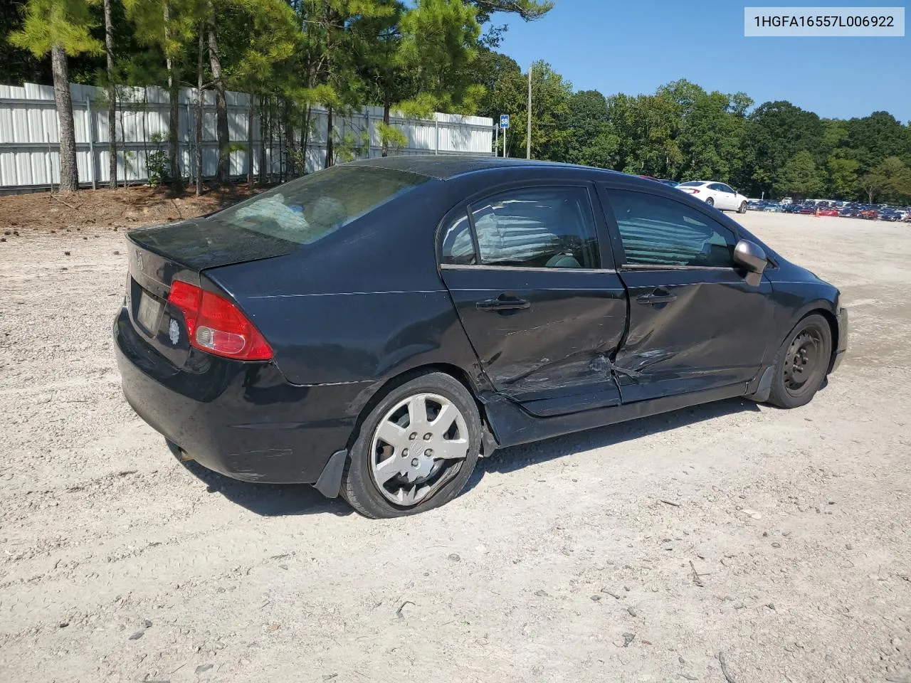 1HGFA16557L006922 2007 Honda Civic Lx