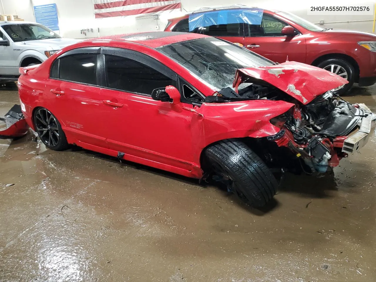 2007 Honda Civic Si VIN: 2HGFA55507H702576 Lot: 71196462